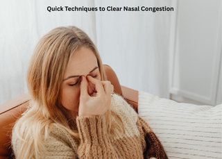 techniques to clear nasal congestion